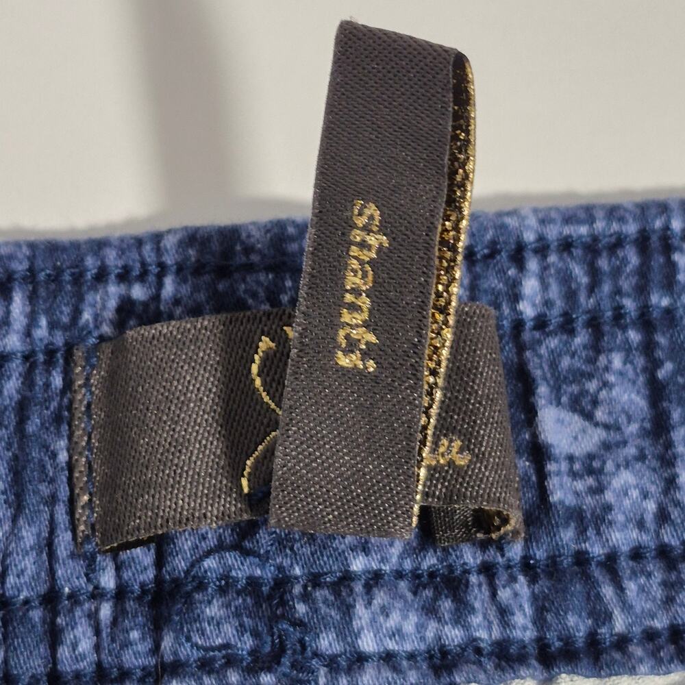 Jaanuu Navy Blue Textured Drawstring Scrub Joggers - Picture 5 of 15